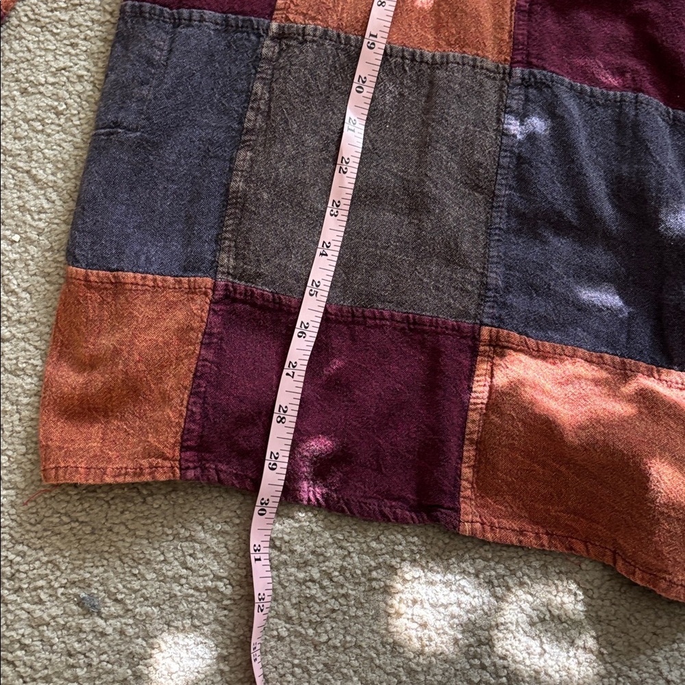 Karma Circle U.S.A Patchwork Long Sleeve Shirt Si… - image 6